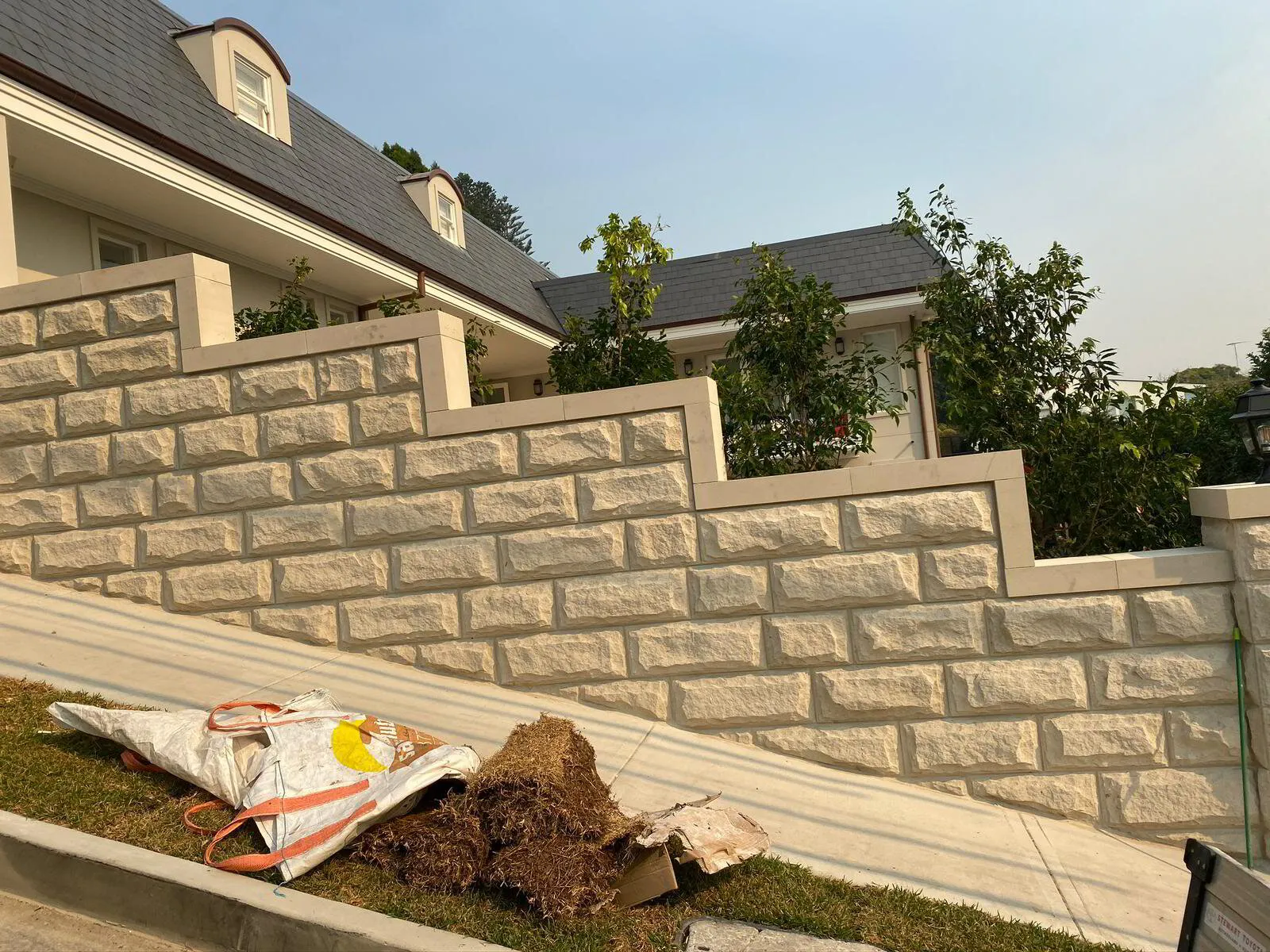 Retaining wall project in Eastern Suburbs Sydney