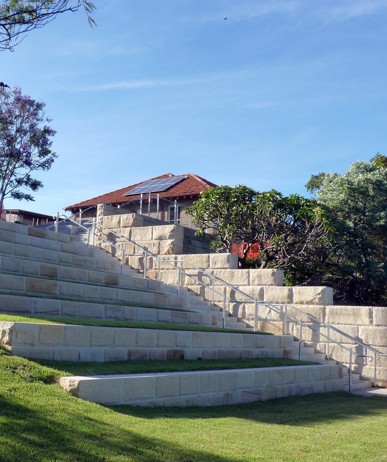 Retaining wall construction process Eastern Suburbs